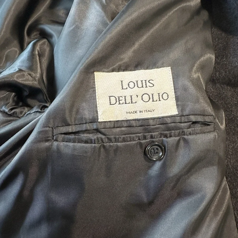 Louis Dell'Olio Sport Coat Jacket Made in Italy Mens Size 44‎ - Wool Blend